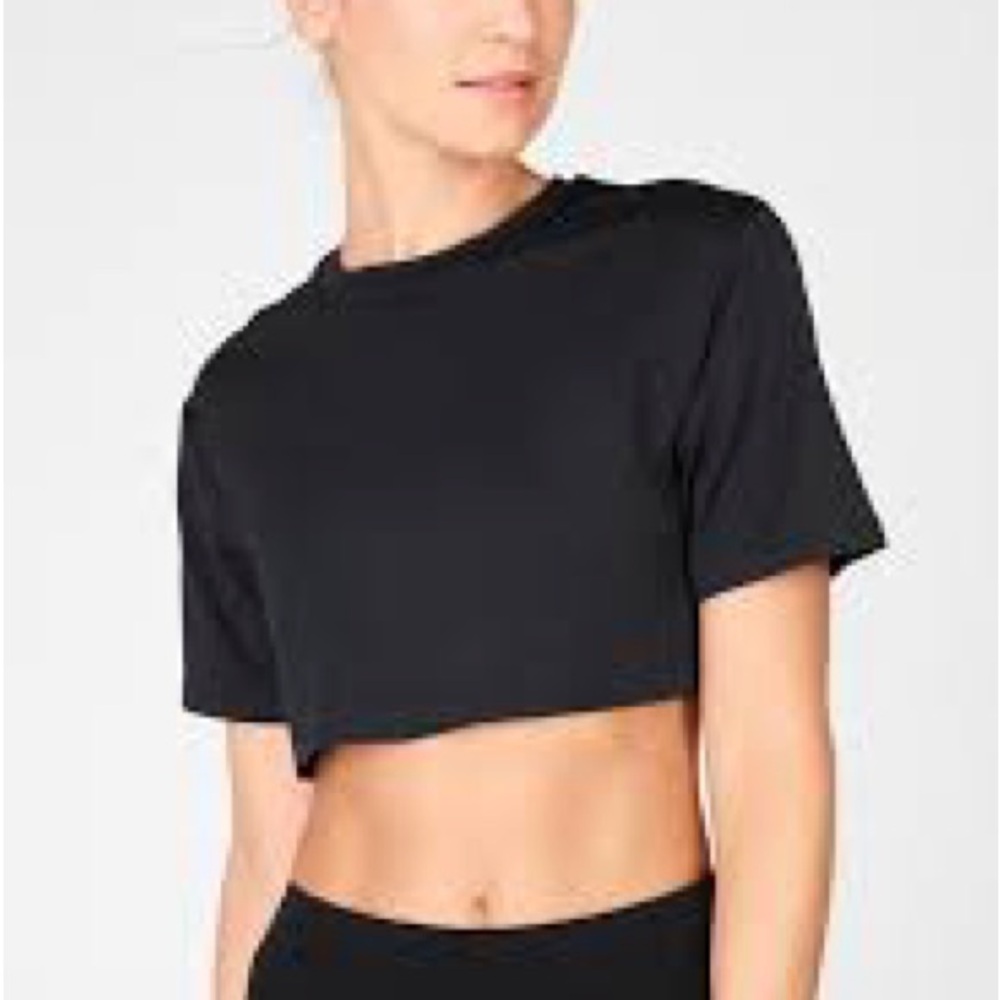 Fabletics Black Women's Crop Top